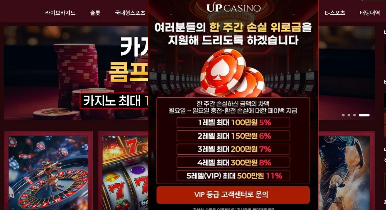 업카지노 먹튀 증거
