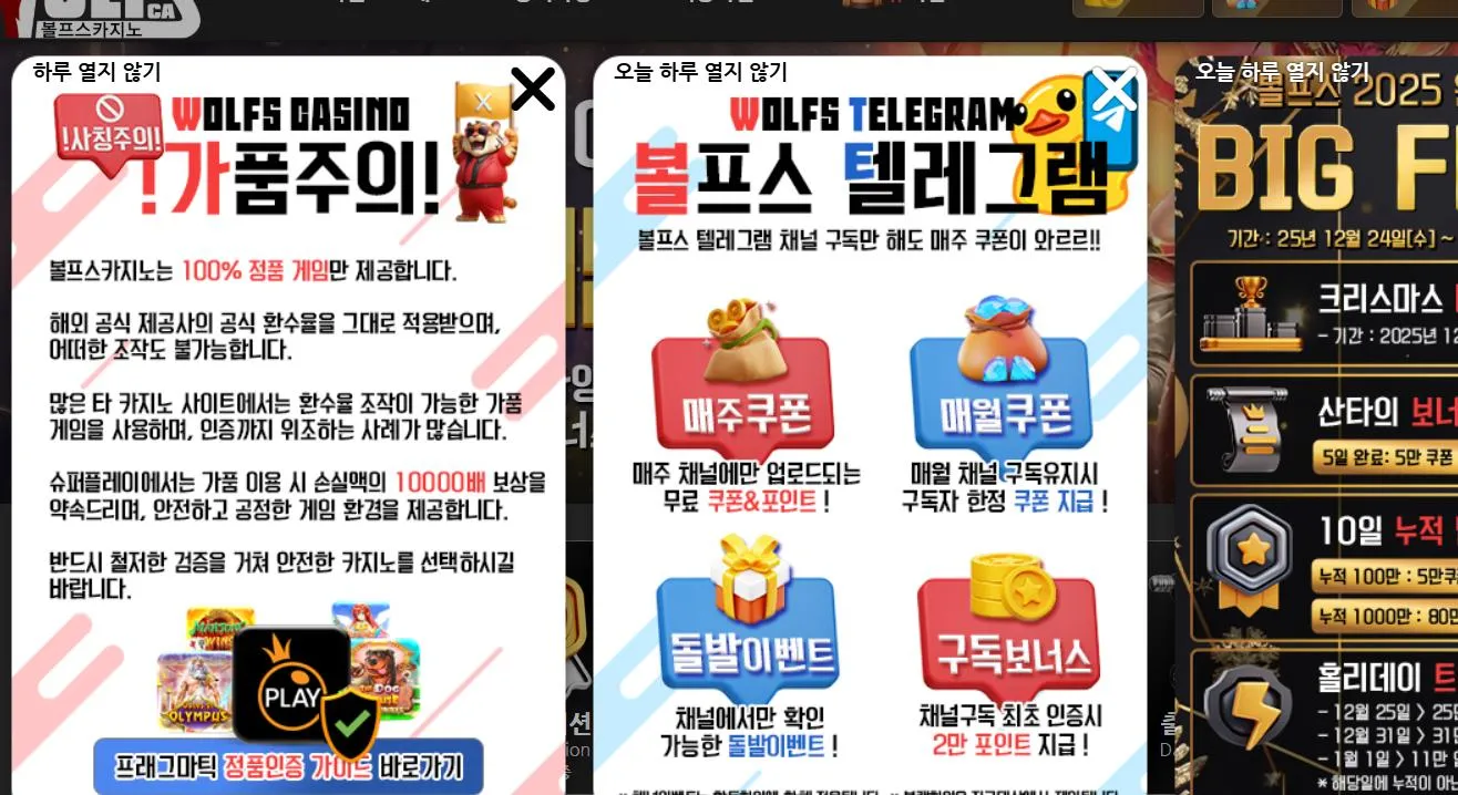 볼프스 먹튀 증거