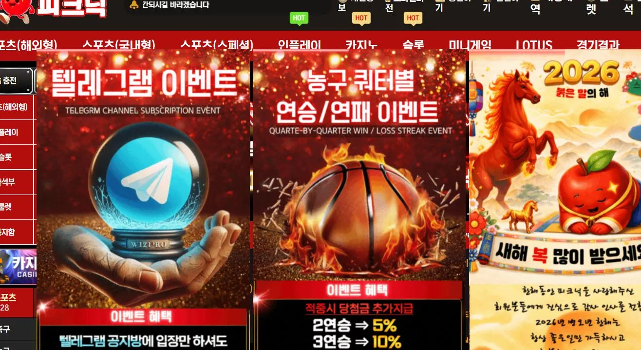 피크닉 먹튀 증거