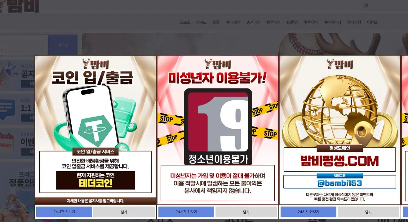 밤비 먹튀 증거