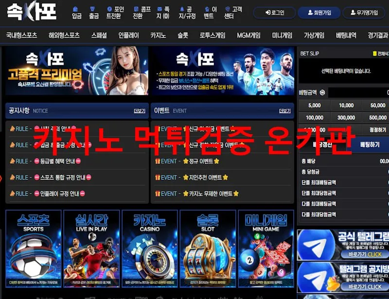 속사포 먹튀 증거