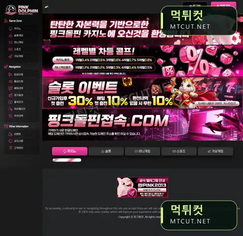 핑크돌핀 · pdpd30.com 먹튀컷 자체 캡처