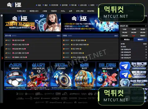 속사포 · ssp-100.com 먹튀컷 자체 캡처