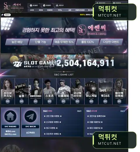 에쎈씨 · snc-s9.com 먹튀컷 자체 캡처