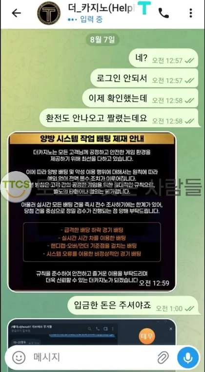 더카지노(The Casino) 먹튀 증거